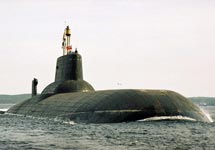 Подводный крейсер-ракетоносец Дмитрий Донской. Фото  www.osin.ru