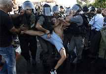 Беспорядки в Акко. Фото с сайта NEWSru Israel