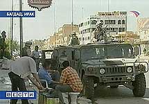 Американские военные на улицах Багдада. Кадр ''Вестей''