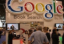 Стенд Google Book Search. Фото Google