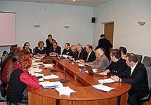 	  Заседание Национального совета Украины по телевидению и радиовещанию. Фото с сайта ведомства