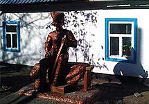 Памятник Нестору Махно в Гуляйполе. Фото ''Сегодня''