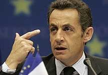 Николя Саркози, президент Франции . Фото АР