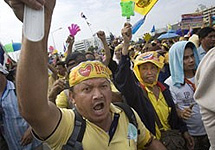 Акция оппозиции в Таиланде. Фото АР