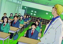 Кадр из мультфильма ''Крутой учитель Онидзука''