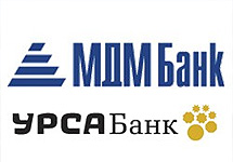 Логотипы МДМ-банка и УРСА-банка