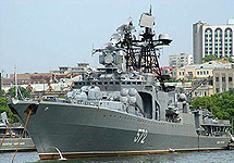 Большой противолодочный корабль ''Адмирал Виноградов''. Фото tiexue.net