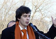 Роман Доброхотов на протестной акции. Фото bel-ok.livejournal.com