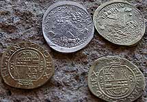 Монетный клад.Фото http://novosti.err.ee