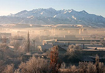 Вид на Бишкек. Фото Lenta.Ru