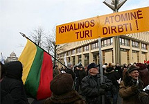 Митинг в Литве. Фото Delfi.ee