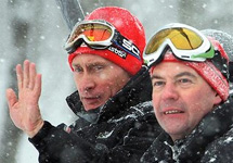 Владимир Путин и Дмитрий Медведев. Фото Владимир Путин. Фото РИА ''Новости''