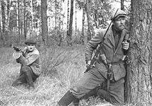 Советские партизаны в Белоруссии, 1943 год. Фото с сайта www.wikipedia.ru