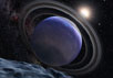 Так художник представляет себе вид гигантской планеты HR 8799b с одного из ее спутников. Эта планета теперь обнаружена в архивных снимках, сделанных камерой NICMOS "Хаббла". Изображение: NASA, ESA, and G. Bacon (STScI)