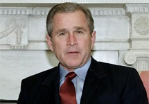 Джордж Буш. Фотос сайта www.thewarp.studentplanet.com