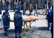 Расстрел в Баку. Фото с сайта www.newsazerbaijan.ru