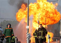 Взрыв газа в Москве. Фото с сайта NEWSru.com