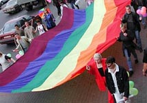 Демонстрация гей-активистов. Фото с сайта www.pride.by