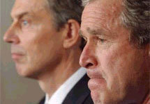 Джордж Буш и Тони Блэр. Фото Reuters