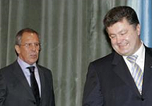 Сергей Лавров и Петр Порошенко. Фото Korrespondent.Net