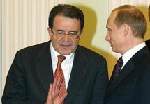 Романо Проди и Владимир Путин. ФотоАР