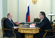 Владимир Путин и Виталий Мутко. Фото premier.gov.ru