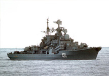 Эсминец проекта 956 "Сарыч". Фото пользователя Jeff Hilton с сайта wikipedia.org