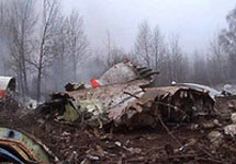 На месте катастрофы под Смоленском. Фото с сайта www.trend.az