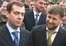Дмитрий Медведев и Рамзан Кадыров. Фото vesti.kz
