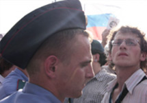 Акция на Триумфальной 31 июля. Фото Евгении Михеевой. Грани.Ру