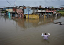 Наводнение в Бразилии. Фото с сайта www.newsmake.net