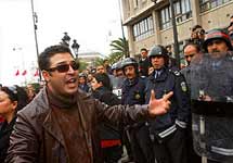 Волнения в Тунисе. Фото Sipa/Fotobank.ru