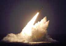 Пуск ракеты Trident II D5. Фото пресс-службы британского ВМФ.