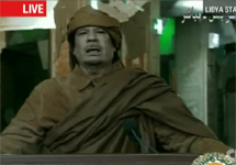 Муамар Каддафи. Кадр CNN