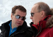 Дмитрий Медведев и Владимир Путин. Фото с сайта kremlin.ru