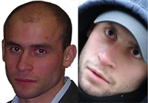 Слева - Алексей Коршунов, фото с сайта СК, справа - фото подозреваемого с сайта ГУВД Москвы