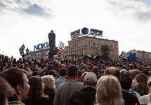 Митинг на Пушкинской площади в защиту Химкинского леса. Фото с сайта rulist.com