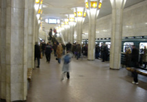 Станция "Октябрьская" минского метро. Фото с сайта vestibelarusi.ru