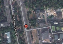 Место взрыва. Спутниковое изображение с сайта maps.google.ru