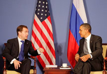 Дмитрий Медведев и Барак Обама. Фото пресс-службы президента России