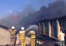Пожар на заводе "Химволокно". Фото с сайта vzsar.ru