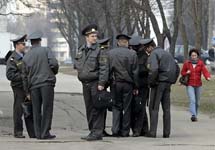 Белорусские милиционеры. Фото с сайта telegraf.by