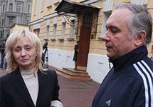 Татьяна Романова и Валерий Знахурко. Фото Газеты.Ру