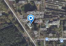 Место взрыва на северо-западе Москвы. Фрагмент карты с сайта maps.yandex.ru