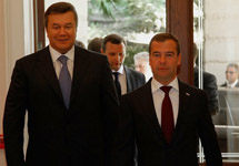 Дмитрий Медведев и Виктор Янукович. Фото с сайта www.kremlin.ru