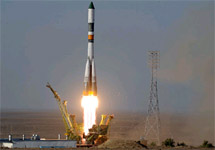 Старт ракеты-носителя "Союз-У". Фото с сайта  www.energia.ru 