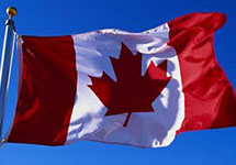 Флаг Канады. Кадр "Вестей"