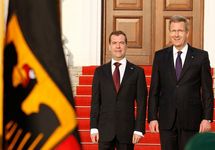 Дмитрий Медведев и Кристиан Вульф. Фото: Официальный сайт президента России