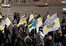 Националисты идут на Болотную. Фото Е.Михеевой/Грани.Ру