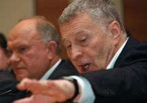 Геннадий Зюганов и Владимир Жириновский. Фото с сайта Сибновости.Ру